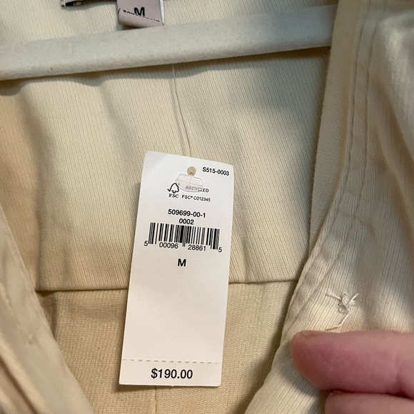 Cream Utility Jumpsuit - Picture 3 of 5